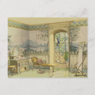 Carte Postale Design for a Bathroom, from 'Interieurs Modernes'