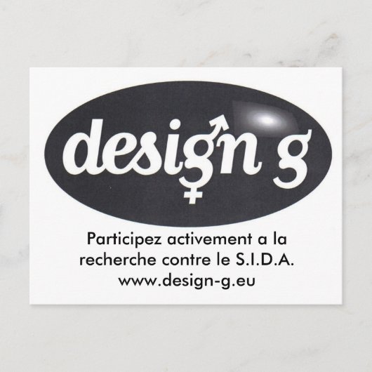 Carte Postale Design-G, Participez activement à la recherche ... (Devant)