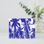 Carte Postale Design graphique des palmiers (Debout devant)