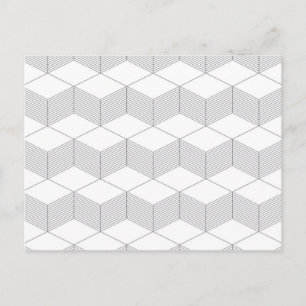 Carte Postale Design graphique moderne, simple, urbain, tendance