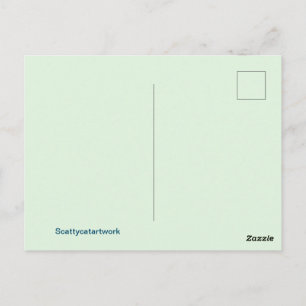 Carte Postale Design graphique rose