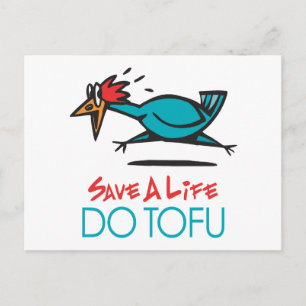 Carte Postale Design humoristique de tofu