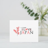 Carte Postale Design "I love Japan" pour Japan Lovers (Debout devant)