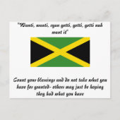 Carte Postale Design jamaïcain (Devant)