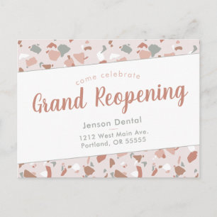 Carte Postale Design moderne en terrazzo