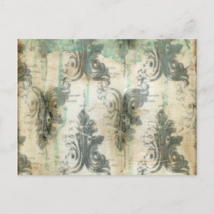 Carte Postale Design moderne Fleur De Lis