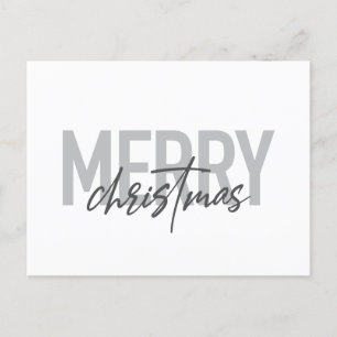Carte Postale Design moderne, simple, urbain cool Joyeux Noël