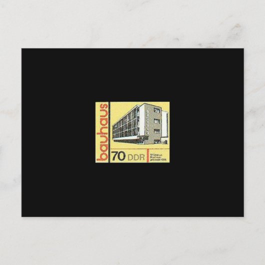 Carte Postale Design modernisme allemand, architecture - Dessau (Devant)