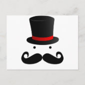 Carte Postale Design Moustache (Devant)
