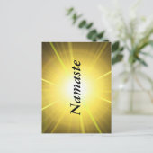 Carte Postale Design Namaste (Debout devant)