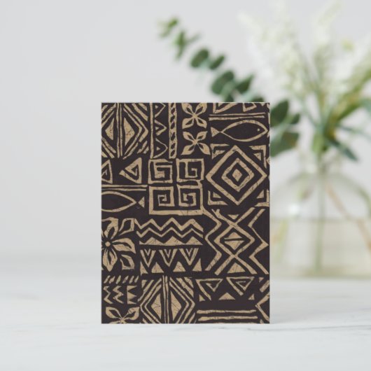 Carte postale Design polynésien (Debout devant)