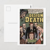 Carte Postale Design pour le panneau de bandes dessinées Death V (Devant / Derrière)