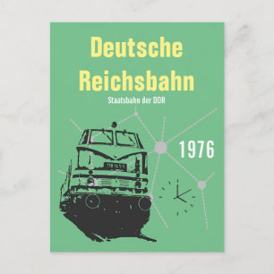 Carte Postale Design publicitaire Reichsbahn