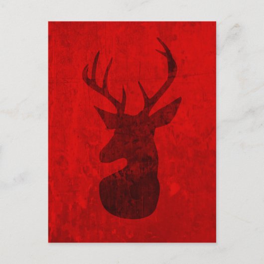 Carte Postale Design Red Deer (Devant)