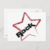Carte Postale Design Rockstar (Devant / Derrière)