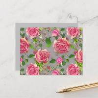 Design Rose de jardin de campagne français élégant