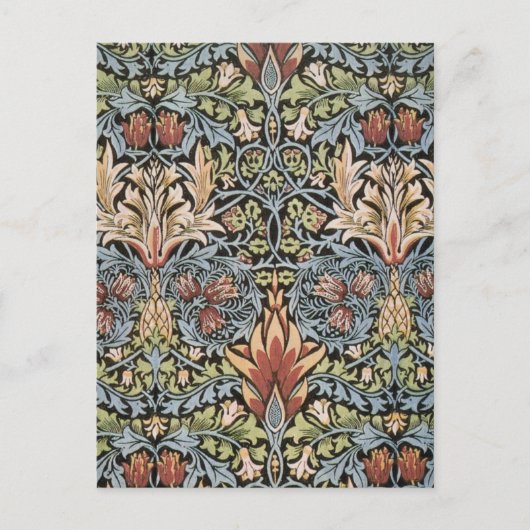 Carte Postale Design Snakeshead par William Morris (Devant)