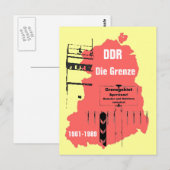 Carte Postale Design spécial Die Grenze (Devant / Derrière)