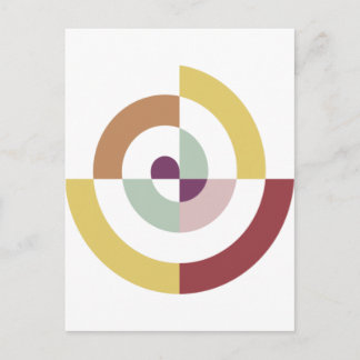 Carte Postale Design Spiral