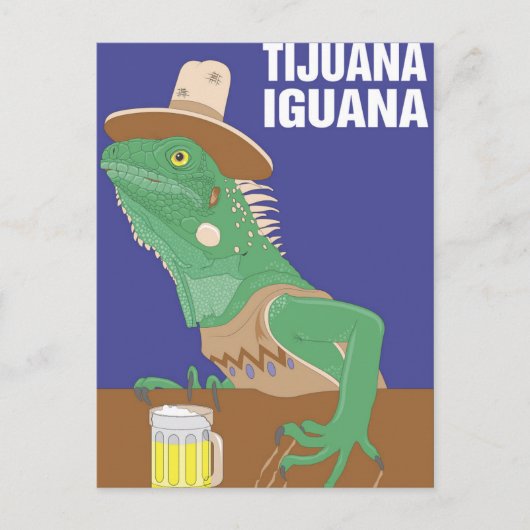 Carte Postale Design Tijuana Iguana (Devant)