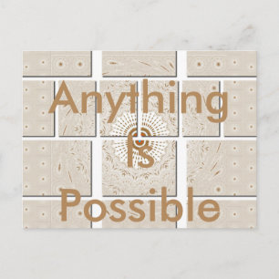 Carte Postale Design tonal beige géométrique neutre minimaliste