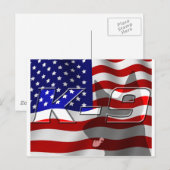 Carte Postale Design USA K9 (Devant / Derrière)