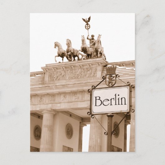 Carte Postale Design vintage Berlin (Devant)