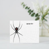 Carte Postale Design Widow noir (Debout devant)