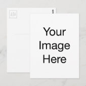 Carte Postale Design Your Own - Add Your Text (Devant / Derrière)
