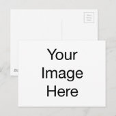 Carte Postale Design Your Own - Add Your Text (Devant / Derrière)
