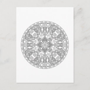 Carte Postale Design Zendala