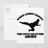 Carte Postale Designs Aikido (Devant / Derrière)