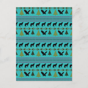 Carte Postale Designs amérindiens