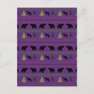 Carte Postale Designs amérindiens