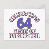 Carte Postale Designs de 64 ans (Devant)