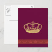 Carte Postale Designs de la Couronne (Devant / Derrière)
