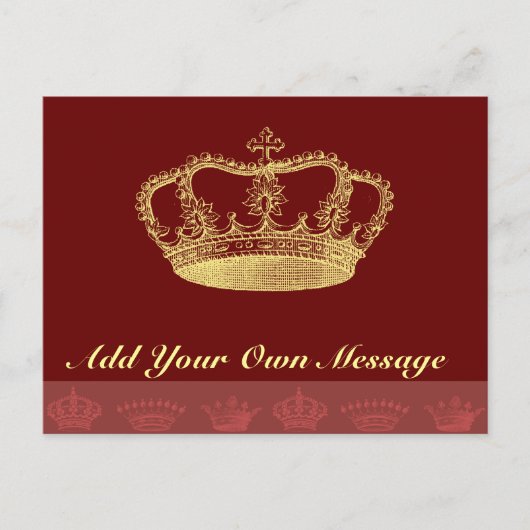 Carte Postale Designs de la Couronne (Devant)