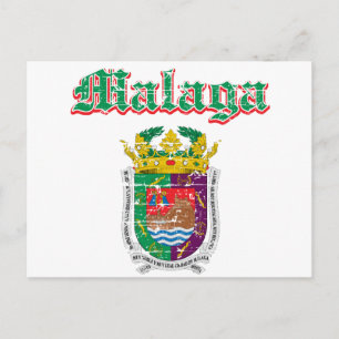 Carte Postale Designs de ville de Malaga