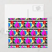 Carte Postale Designs des années 80 (Devant / Derrière)