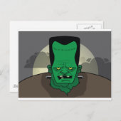 Carte Postale Designs Halloween (Devant / Derrière)