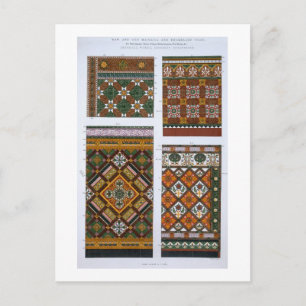 Carte Postale Designs pour Majolica et Carreaux émaillés pour Ma