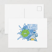 Carte Postale Désinfection par virus (Devant / Derrière)