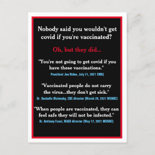 Carte Postale Désinformation visuelle officielle