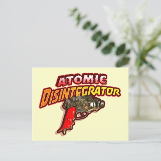 Carte Postale Désintégrateur atomique (Debout devant)
