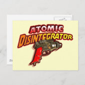 Carte Postale Désintégrateur atomique (Devant / Derrière)