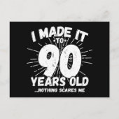 Carte Postale Désir de 90 ans Mème sarcastique Drôle 90e anniver (Devant)