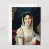 Carte Postale Desiree Clary Reine de Suède, 1807 (Devant / Derrière)