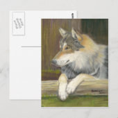 Carte Postale Désireux d'être libre (Devant / Derrière)