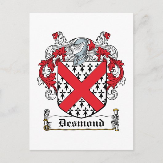 Carte Postale Desmond Family Crest (Devant)