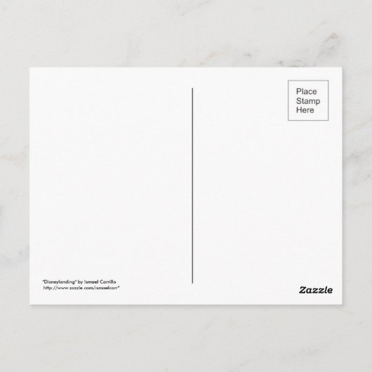 Carte postale "Désnéylandage" (Dos)